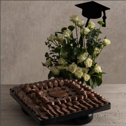 Graduation Black Tray